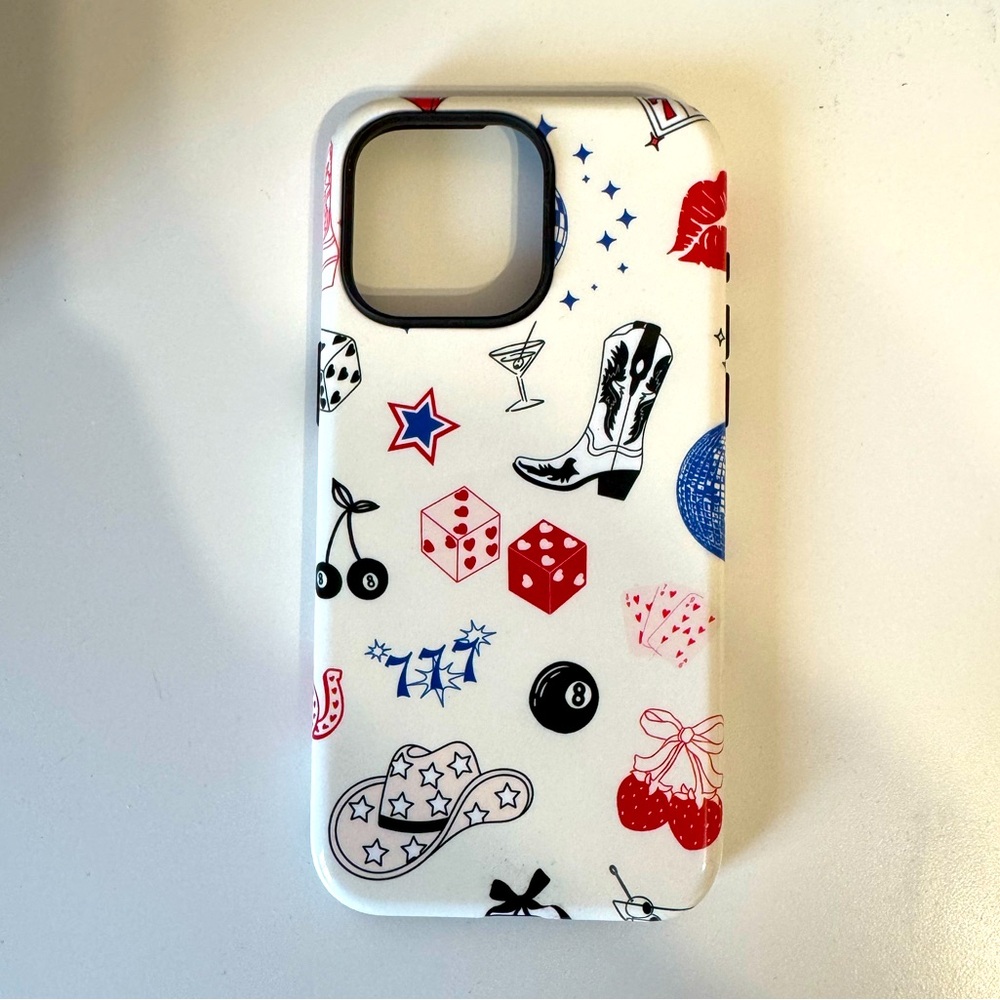 Lucky cowgirl phone case